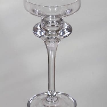 Iittala Fiesta kynttilänjalka, kirkas, suunnittelija Timo Sarpaneva,