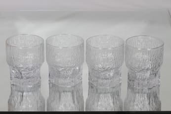 Iittala Aslak lasit, 35 cl, 4 kpl, suunnittelija Tapio Wirkkala, 35 cl