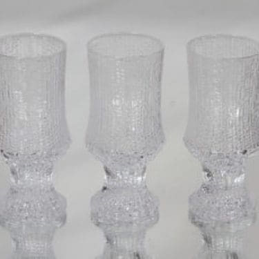 Iittala Ultima Thule valkoviinilasit, 16 cl, 3 kpl, suunnittelija Tapio Wirkkala, 16 cl