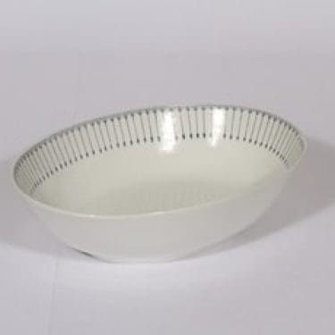 Arabia Heini kulho, suunnittelija Raija Uosikkinen, pieni, soikea, kuparipainokoriste