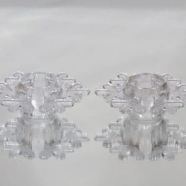 Iittala Snow Crystal tuikkulyhdyt, kirkas, 2 kpl, suunnittelija Valto Kokko,