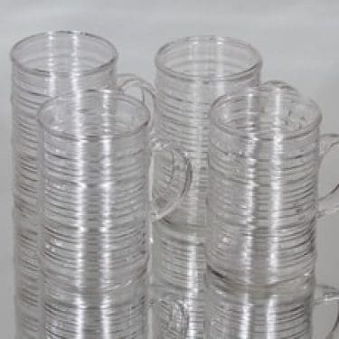 Nuutajärvi Rustica tuopit, 35 cl, 4 kpl, suunnittelija Kaj Franck, 35 cl