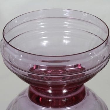 Riihimäen lasi Sulttaani kulho, ametisti, suunnittelija Nanny Still, suuri