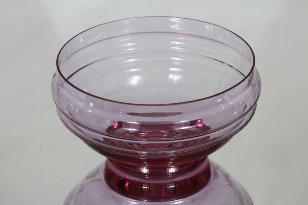 Riihimäen lasi Sulttaani kulho, ametisti, suunnittelija Nanny Still, suuri