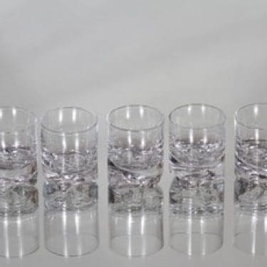 Iittala Gaissa snapsilasit, 3 cl, 5 kpl, suunnittelija Tapio Wirkkala, 3 cl