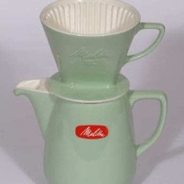 Melitta 102 suodatin ja kahvikannu, turkoosi, suunnittelija ,