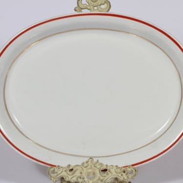 Arabia R vati, suunnittelija , suuri, raitakoriste