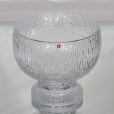 Iittala Kekkerit kulho, kirkas, suunnittelija Timo Sarpaneva,