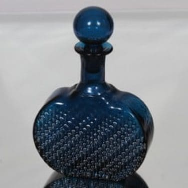 Riihimäen lasi Flindari koristepullo, 50 cl, suunnittelija Nanny Still, 50 cl