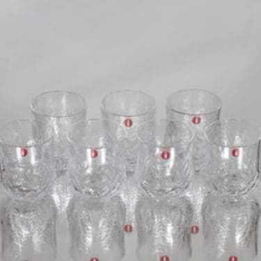 Iittala Koivu snapsilasit, 4 cl, 7 kpl, suunnittelija Jorma Vennola, 4 cl, pieni