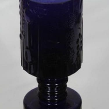 Nuutajärvi Flora maljakko, lila, suunnittelija Oiva Toikka,