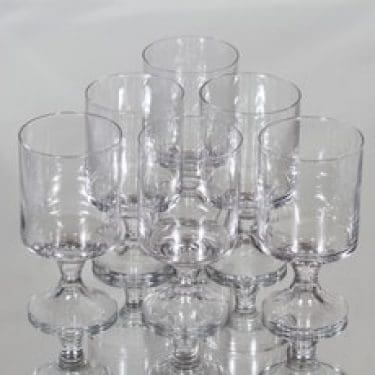 Iittala Karelia valkoviinilasit, 18 cl, 6 kpl, suunnittelija Tapio Wirkkala, 18 cl