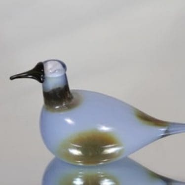 Nuutajärvi koristelintu, Taivaankuovi, suunnittelija Oiva Toikka, Taivaankuovi, pieni, lysteri, signeerattu