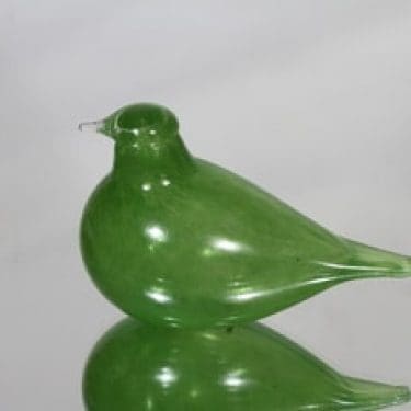 Nuutajärvi koristelintu, Tirri, suunnittelija Oiva Toikka, Tirri, pieni, signeerattu