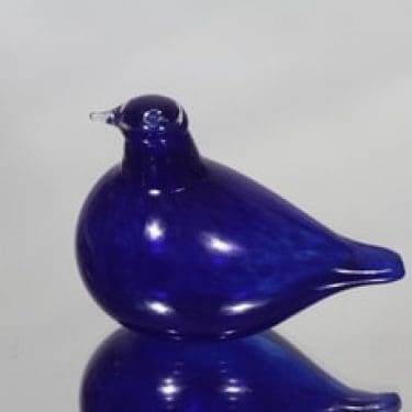 Nuutajärvi koristelintu, Tirri, suunnittelija Oiva Toikka, Tirri, pieni, signeerattu