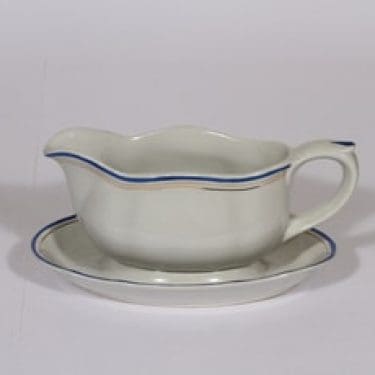 Arabia Lotta kastikekaadin, sininen, suunnittelija , raitakoriste