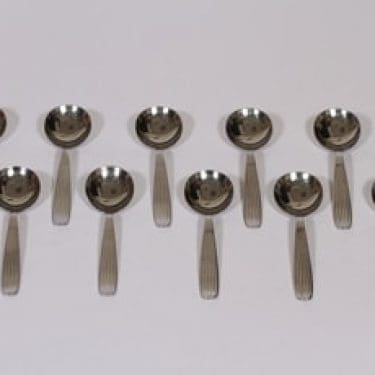 Sorsakoski Scandia teelusikat, teräs, 10 kpl, suunnittelija Kaj Franck, teräs