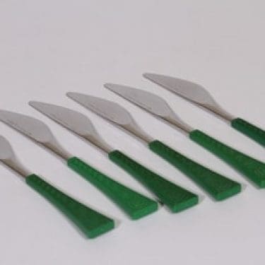 Hackman Colorina veitset, teräs, 6 kpl, suunnittelija Nanny Still, teräs