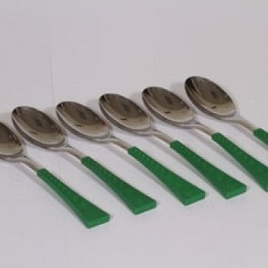 Hackman Colorina lusikat, teräs, 6 kpl, suunnittelija Nanny Still, teräs