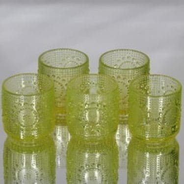 Riihimäen lasi Grapponia juomalasit, 16 cl, 5 kpl, suunnittelija Nanny Still, 16 cl