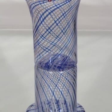 Nuutajärvi maljakko, signeerattu, suunnittelija Oiva Toikka, signeerattu, suuri, filigraani, numeroitu