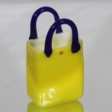 Nuutajärvi Pro Arte maljakko, Kassi, suunnittelija Valto Kokko, Kassi, signeerattu