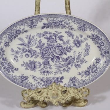 Arabia Fasaani vati, suunnittelija , soikea, kuparipainokoriste