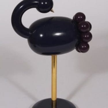 Aarikka koriste-esine, sininen, suunnittelija , suuri