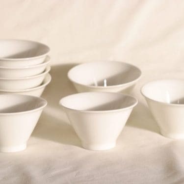 Arabia Harlekin jälkiruokakulhot, 20 cl, 8 kpl, suunnittelija Inkeri Leivo, 20 cl