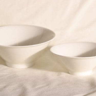 Arabia Harlekin kulhot, valkoinen, 2 kpl, suunnittelija ,