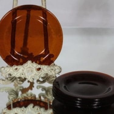 Humppila Talonpoika lautaset, ruskea, 5 kpl, suunnittelija , pieni