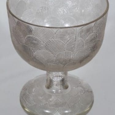 Nuutajärvi Miranda kulho, kirkas, suunnittelija Heikki Orvola, suuri