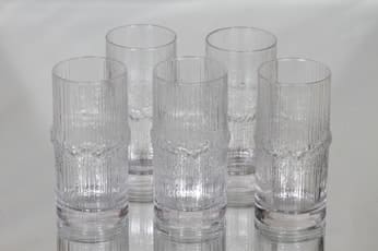 Iittala Niva lasit, 20 cl, 5 kpl, suunnittelija Tapio Wirkkala, 20 cl
