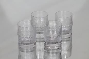 Iittala Niva lasit, 10 cl, 4 kpl, suunnittelija Tapio Wirkkala, 10 cl
