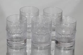 Iittala Niva lasit, 22 cl, 5 kpl, suunnittelija Tapio Wirkkala, 22 cl