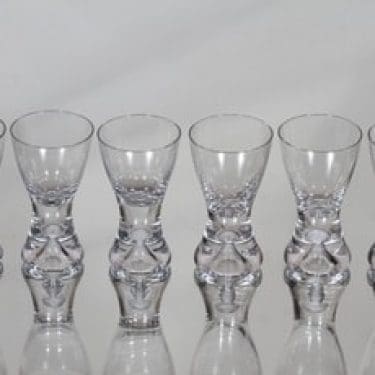 Iittala Tapio snapsilasit, 4 cl, 6 kpl, suunnittelija Tapio Wirkkala, 4 cl