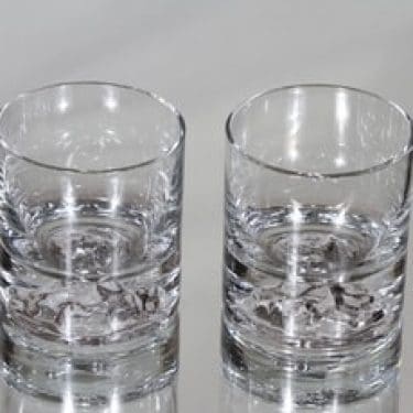 Nuutajärvi Himalaja viskilasit, 30 cl, 2 kpl, suunnittelija Björn Weckström, 30 cl