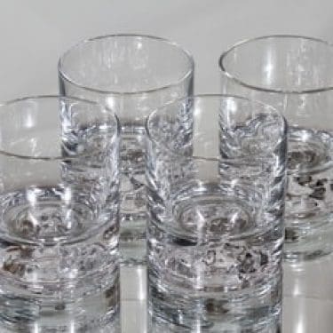 Nuutajärvi Himalaja viskilasit, 30 cl, 4 kpl, suunnittelija Björn Weckström, 30 cl