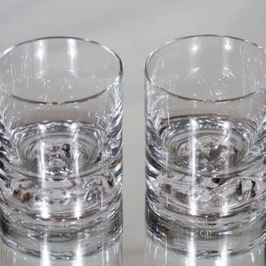 Nuutajärvi Himalaja viskilasit, 30 cl, 2 kpl, suunnittelija Björn Weckström, 30 cl