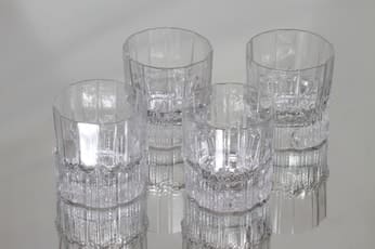 Iittala Pallas lasit, 13 cl, 4 kpl, suunnittelija Tapio Wirkkala, 13 cl
