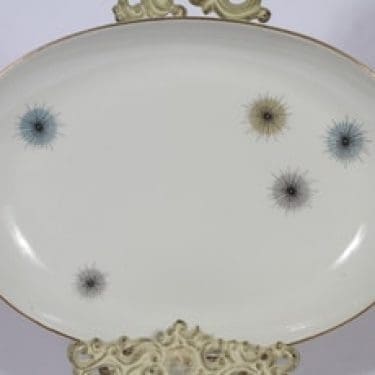 Arabia Jupiter vati, suunnittelija Raija Uosikkinen, suuri, soikea, serikuva