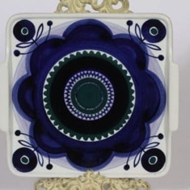 Arabia AJ61 tarjotin, käsinmaalattu, suunnittelija Svea Granlund, käsinmaalattu, signeerattu