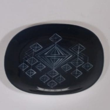 Arabia vuosilautanen, 1961, suunnittelija Svea Granlund, 1961, pieni, käsinmaalattu, jouluaihe