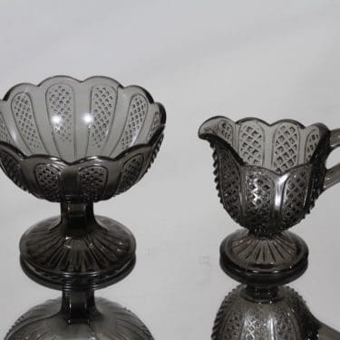 Nuutajärvi sokerikko ja kermakko, harmaa, suunnittelija ,