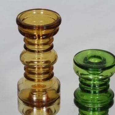 Riihimäen lasi Carmen kääntömaljako, eri kokoja, 2 kpl, suunnittelija Tamara Aladin, eri kokoja