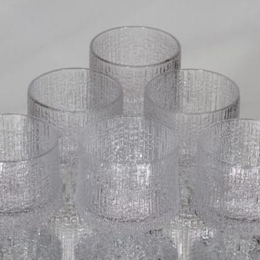Iittala Ultima Thule lasit, 14 cl, 6 kpl, suunnittelija Tapio Wirkkala, 14 cl