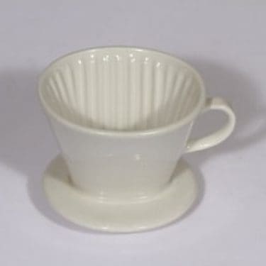 Arabia KS kahvisuodatin, valkoinen, suunnittelija , pieni