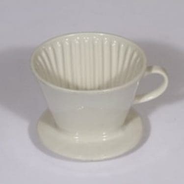 Arabia KS kahvisuodatin, valkoinen, suunnittelija , pieni