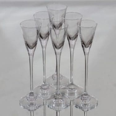 Nuutajärvi Aurora snapsilasit, 3.5 cl, 6 kpl, suunnittelija Heikki Orvola, 3.5 cl