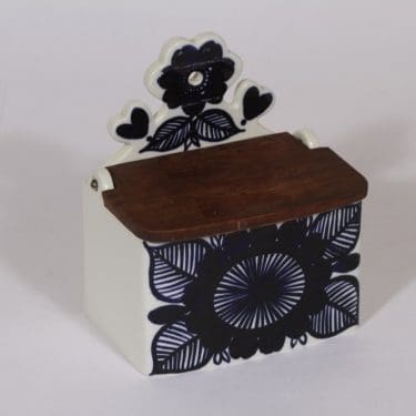 Arabia Köökki suola-astia, käsinmaalattu, suunnittelija Gunvor Olin-Grönqvist, käsinmaalattu, signeerattu